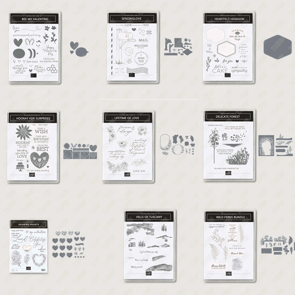 

Мини-каталог, январь-апрель 2024 года, металлические штампы и штампы для резки, скрапбукинга, фона, украшения для творчества, штамп