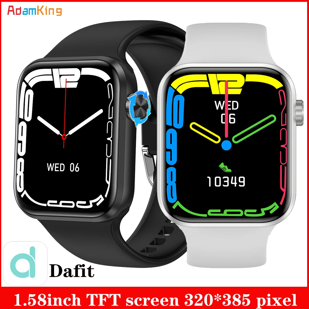 

Оригинальные женские Смарт-часы 1,58 дюйма, Смарт-часы с индивидуальным циферблатом, пульсометром, тонометром, кислородом, IP68, водонепроницае...