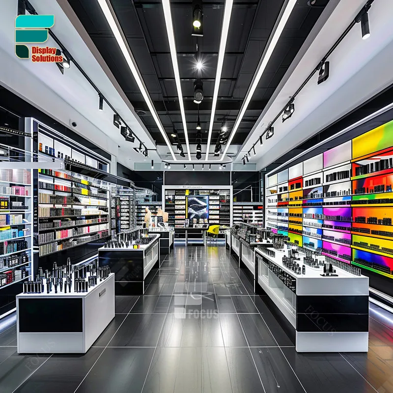 Индивидуальный демонстрационный стеллаж для косметики стойка духов магазина