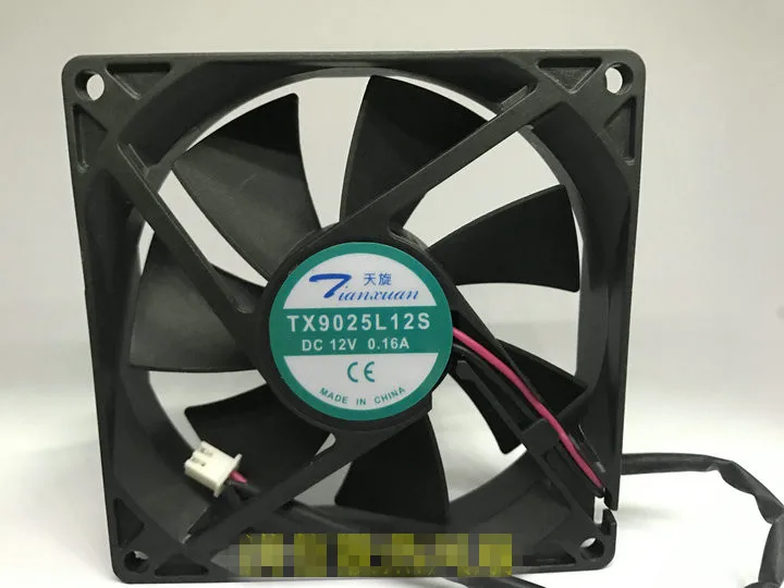 

Freight free new Tianxuan tx9025l12s DC12V 0.16A 9cm 9025 90 * 25MM cooling fan