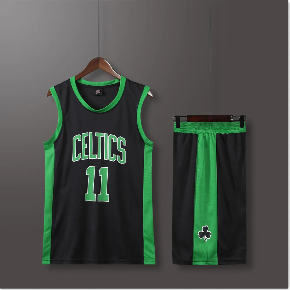 Мужской комплект Celtics № 11 баскетбольные майки для основной игровой команды