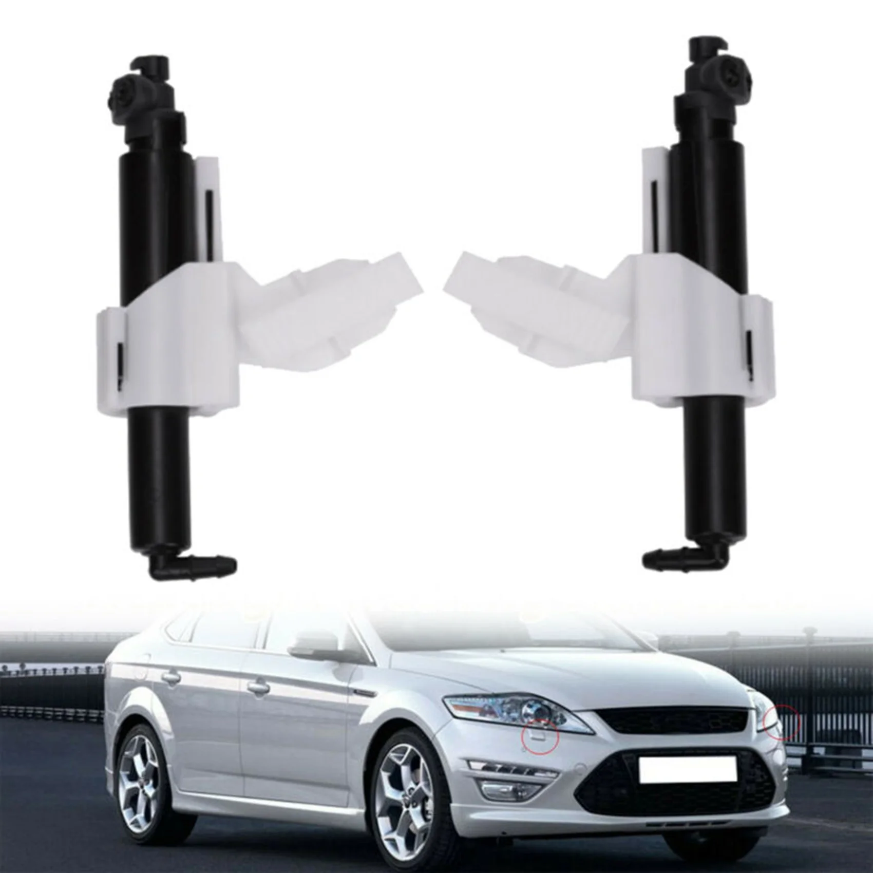 Новая Форсунка омывателя фар для Ford Mondeo MK4 S-MAX GALAXY II MK2 7S71-13L015-BA 7S71-13L014-BA