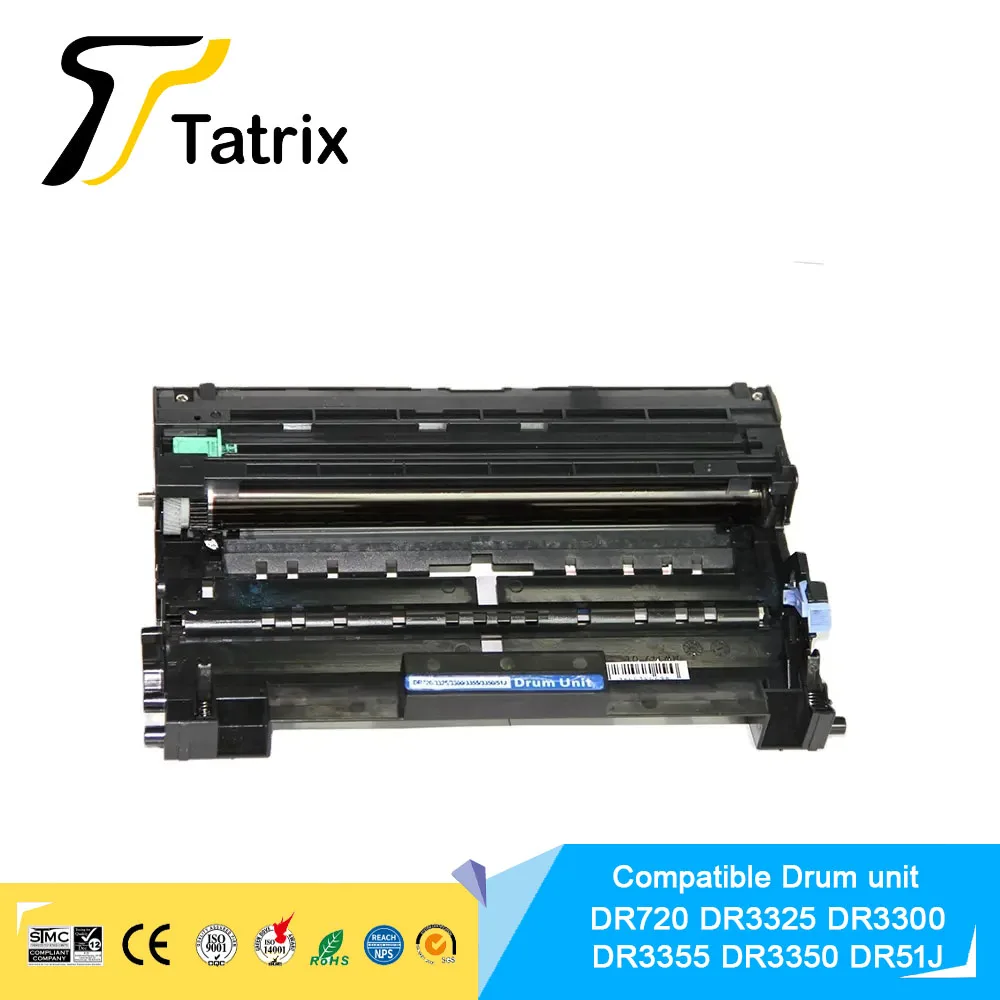 Tatrix DR720 DR3325 DR3300 DR3355 DR3350 DR51J Совместимый лазерный черный тонер-барабан для принтера
