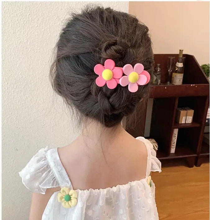 

Милые яркие акриловые заколки для волос с цветами, заколки для волос с утконосом, милые красочные заколки для волос, милые заколки, повязки на голову, модные аксессуары для волос