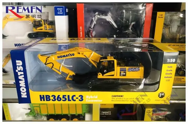 Экскаватор Komatsu HB365LC-3, масштаб 1 1:50, литье под давлением, модель 50-3412