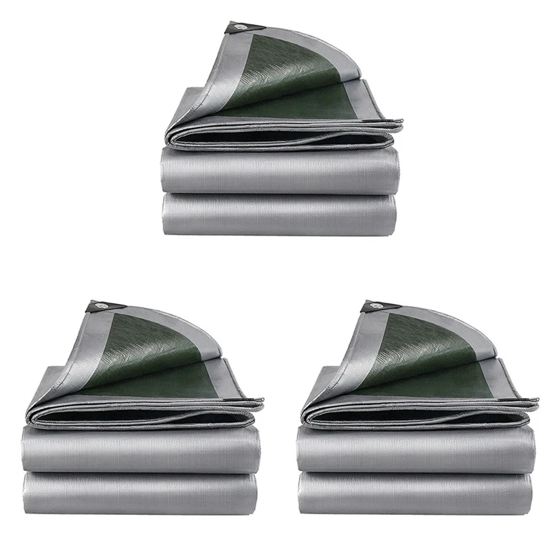 

3X Tarpaulin Rainproof Cloth Outdoor Garden Plant Shed Boat Car Truck Canopy Waterproof Sun Shade Cloth Pet House Cover