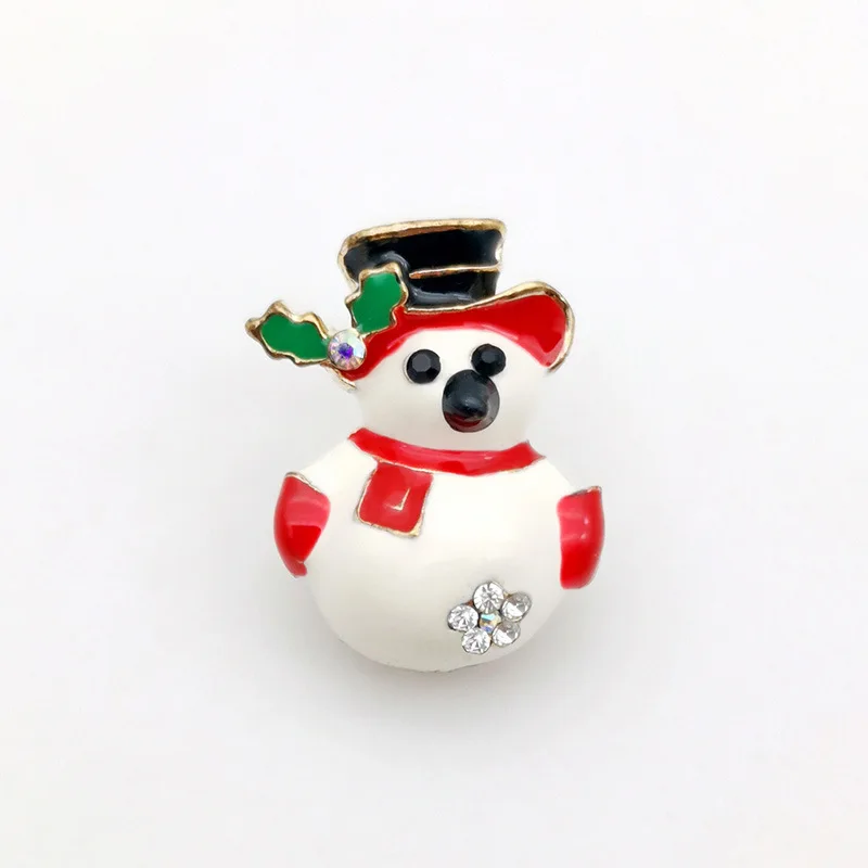 2021 Новогодняя эмалированная брошь в виде автомобиля рождественской елки булавки