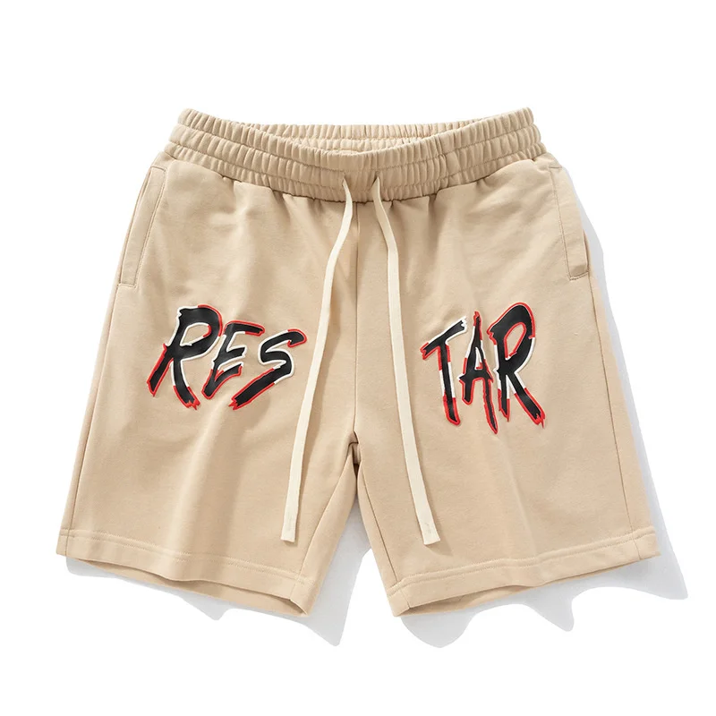 American Shorts Men's 2023 Summer Fashion Brand Simple Basketball Capris Casual Sports Pants