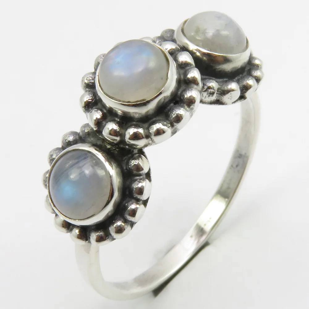 

Semi-precious Stone Handmade Ring Size 8