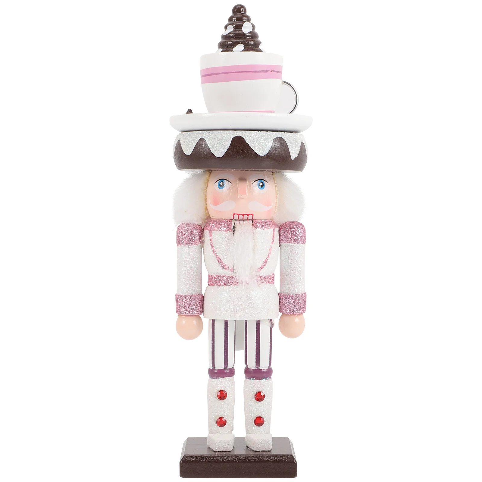 

Nutcracker Christmas Figures Ornaments Soldier Mini Kids Decor Woodenornament Puppetwalnut Toys Figure Tree Desktop Gingerbread