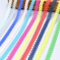 10yard lace bilateral ribbon trim fabric embroidered net for skirt wedding dress sewing embroidery garment accessories craft15mm