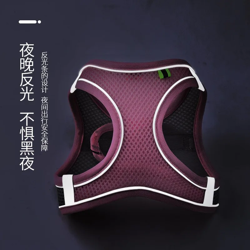 

Pet Vest Type Dog Traction Rope Reflective Cat Chest Strap