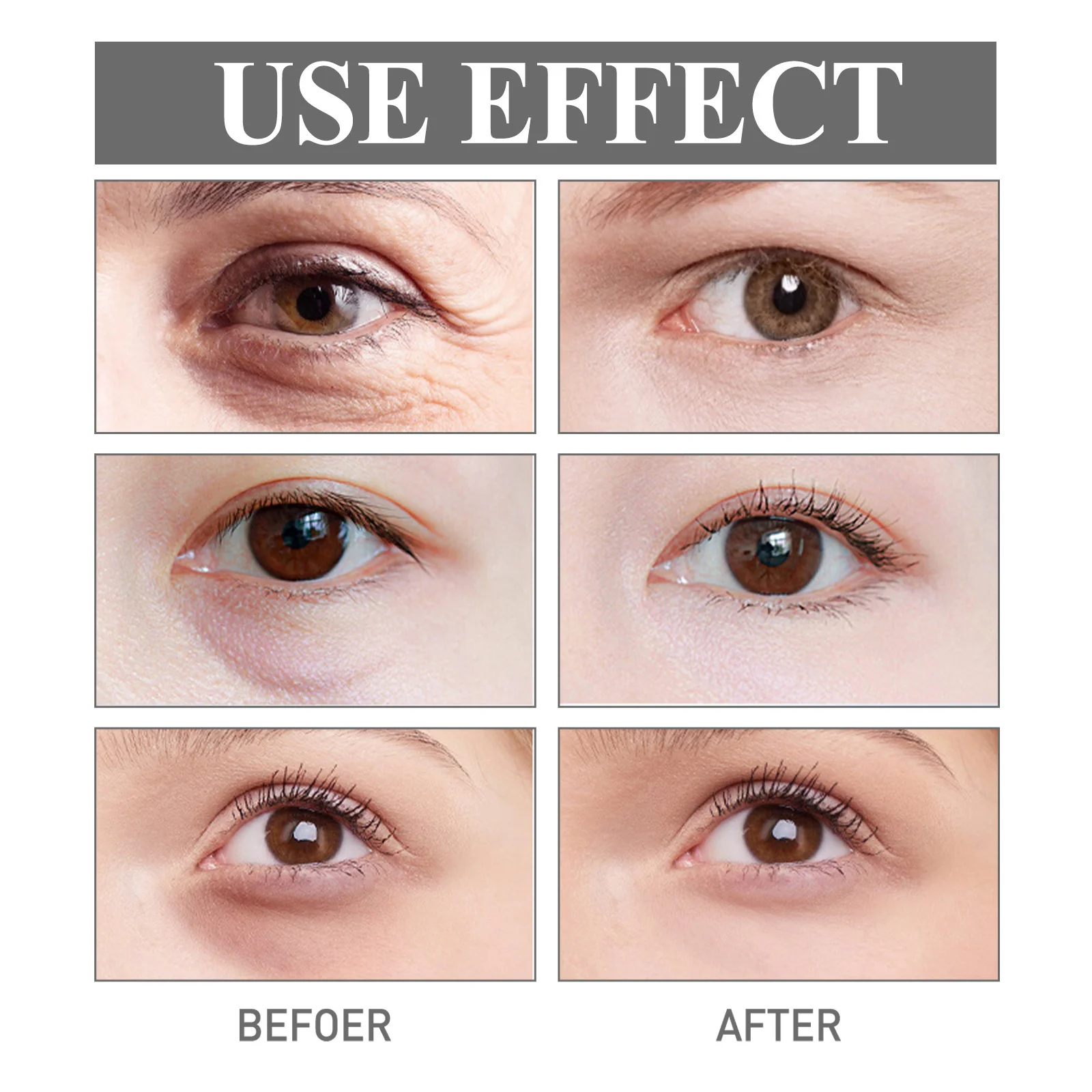 

Instant Remove Wrinkle Eye Cream Firming Remover Anti-aging Moisturizing Skin Care Cosmetics Fade Fine Lines Eye Bag Dark Circle