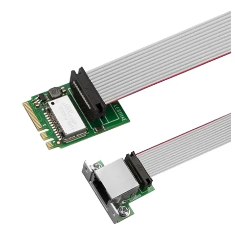 Сетевые карты M.2 (A+ E) Сетевая карта 1000 Мбит/С Gigabit Ethernet 10/100/1000 М RJ45 LAN Сетевой адаптер для Компьютера PC Простой в Использовании