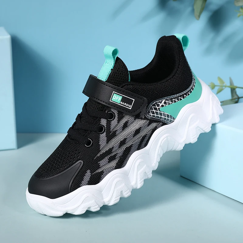 

Breathable Children Sneakers Boys Fashion Student Running Shoes Mesh Surface Non-Slip Girls Baby Lightweight Soft Walking Shoes