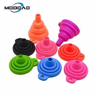 engine funnel car universal silicone liquid funnel washer fluid change foldable portable auto engine oil petrol change funnel