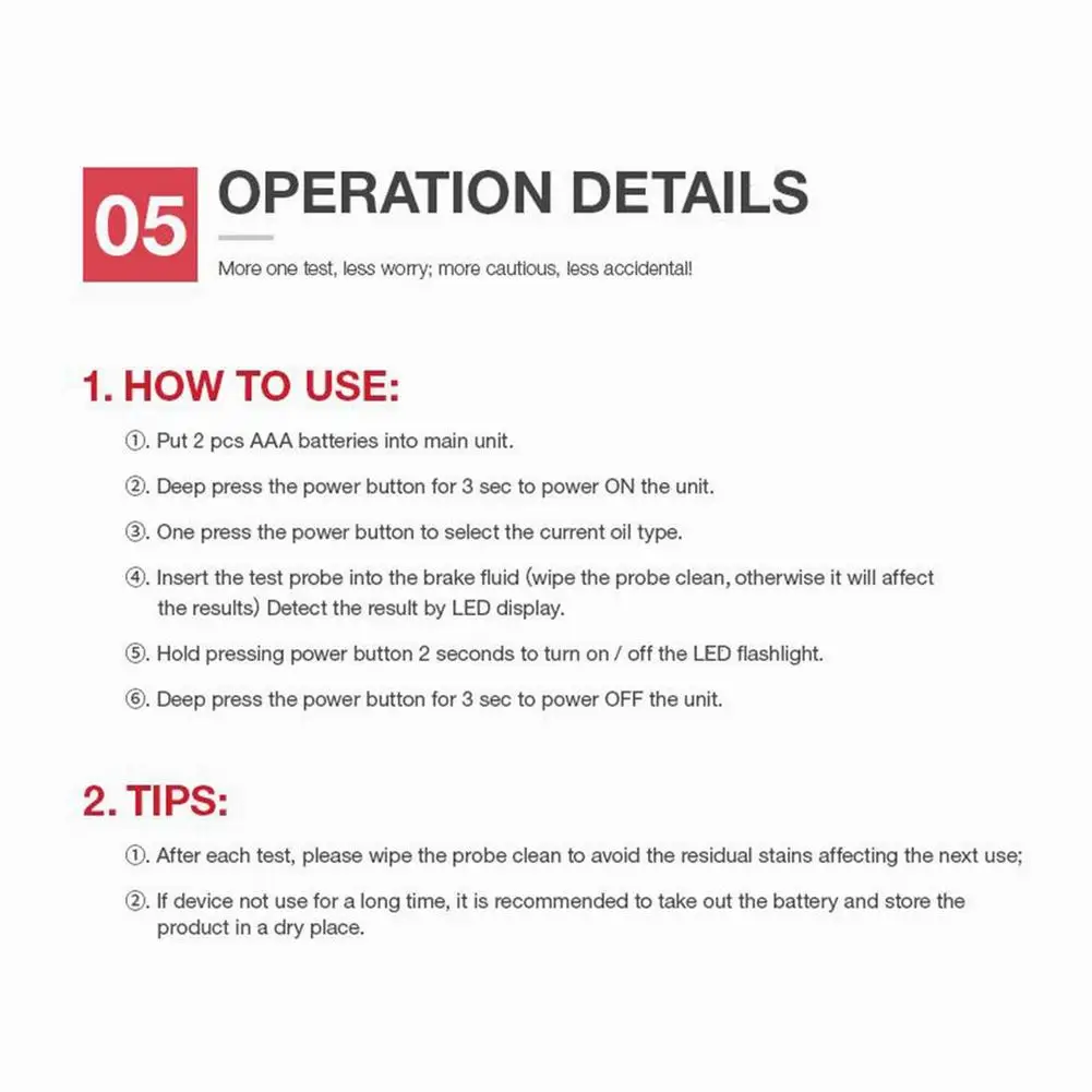 Автомобильный тестер тормозной жидкости инструмент для диагностики качества