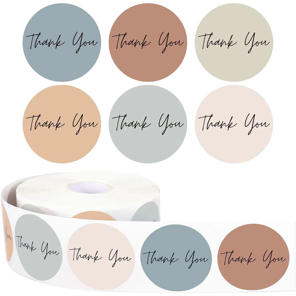 

Набор наклеек "Спасибо", 100-500 шт., бумага