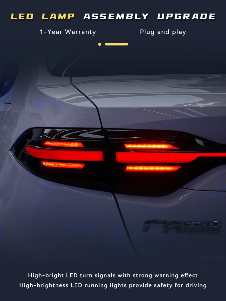 Задние фонари для Toyota Corolla 2019-2023 задний фонарь DRL указатель поворота светодиодные