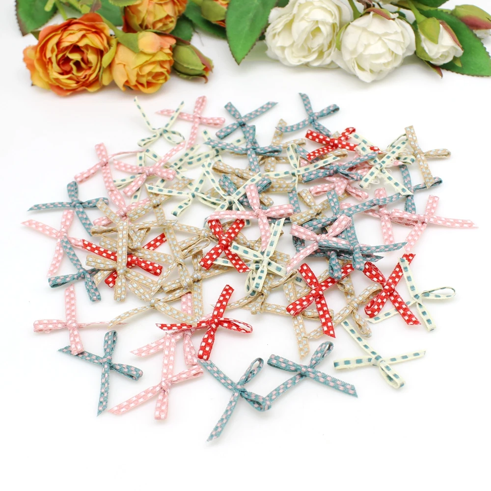 Маленький галстук-бабочка из полиэстера и атласа украшение для свадьбы сделай