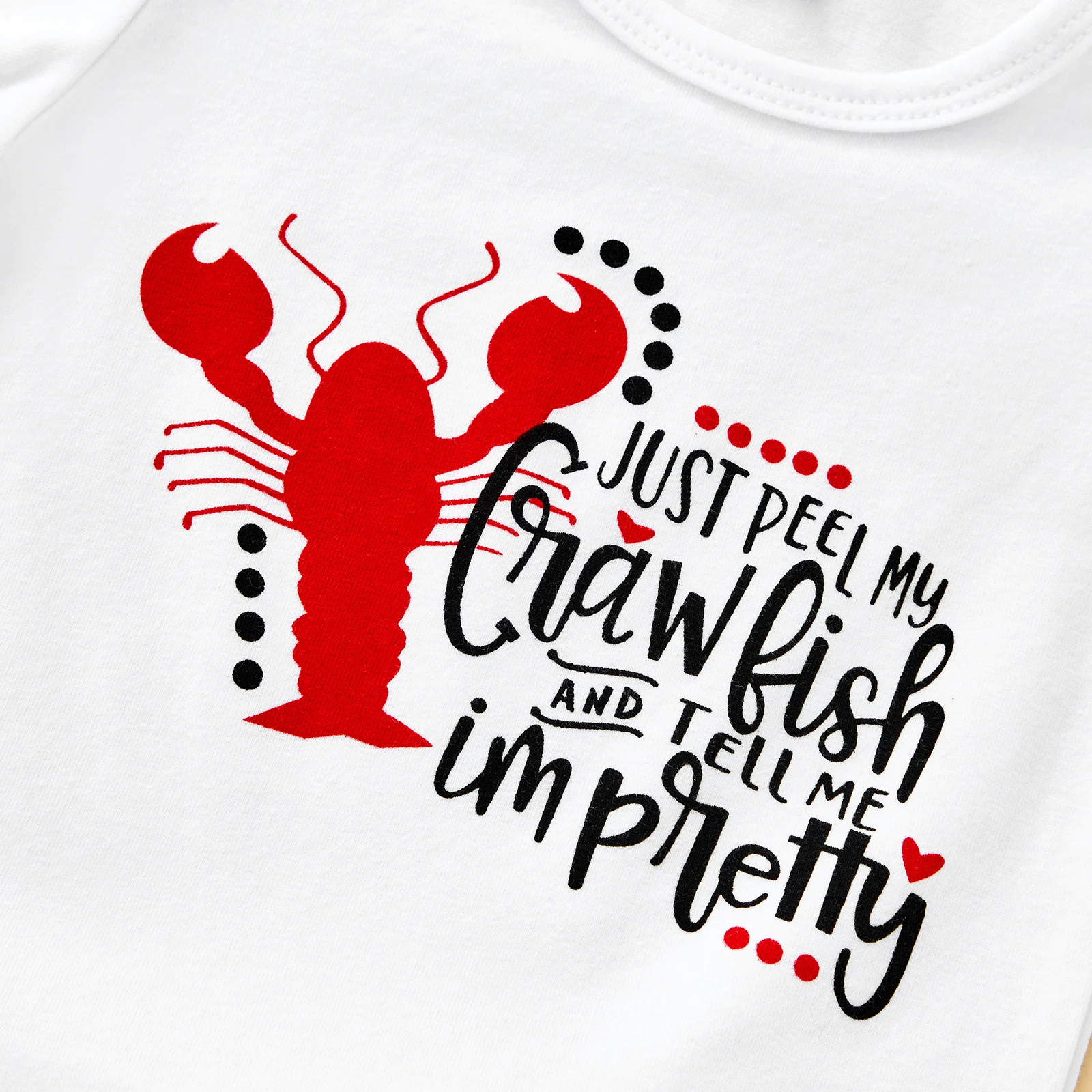 Милая детская одежда с надписью раков комбинезон короткими рукавами шорты