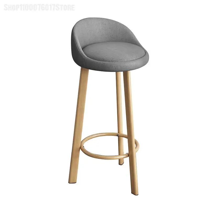 Скандинавский барный стул домашний высокий табурет для стола современный