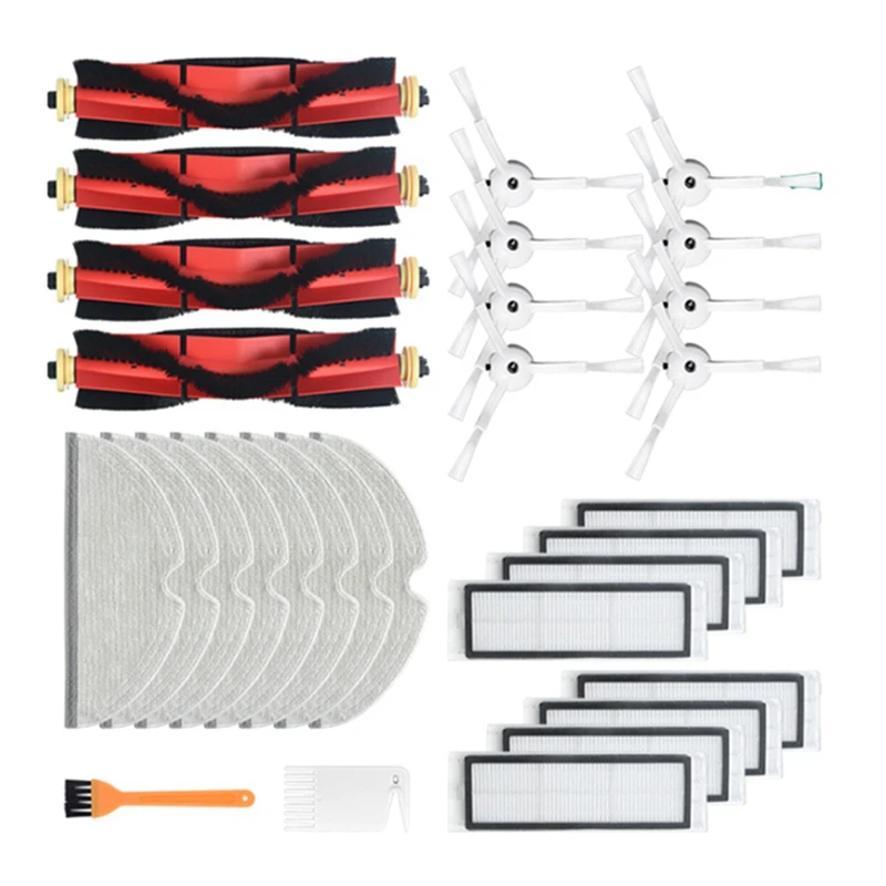 

For Xiaomi Mijia 1/1S Roborock S6 MAXV S6 PURE S6 Robot Vacuum Cleaner Main Brush Side Brush Hepa Filter Parts