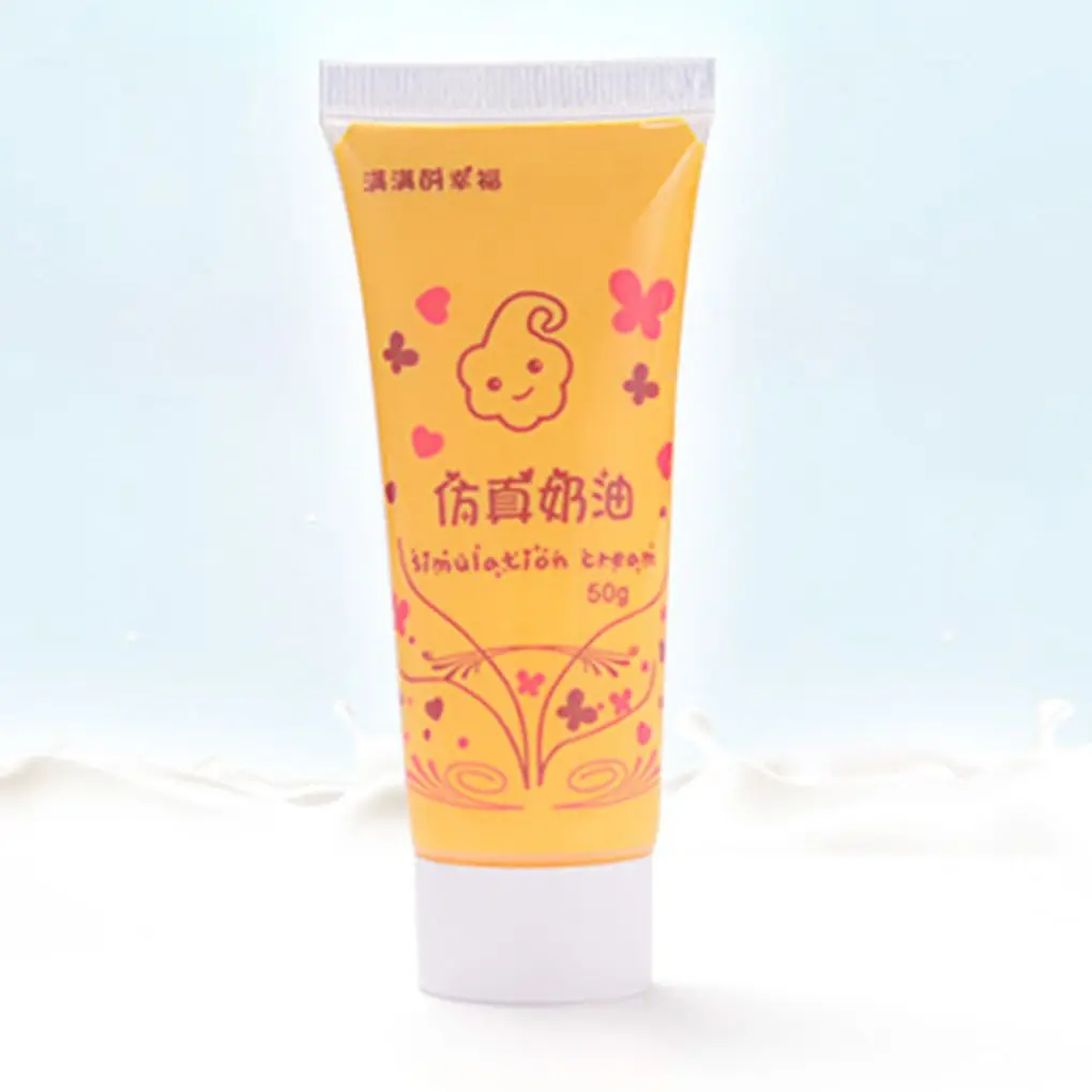 

New Style Colorful 50ml Simulation Ice Cream Gel Phone Case Cakes Cake Cream Glue Nail Soft Clay Decoration