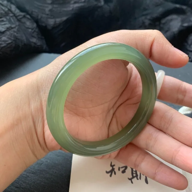 Женский браслет зеленого озера синий и белый нефритовый коричневый для девушек