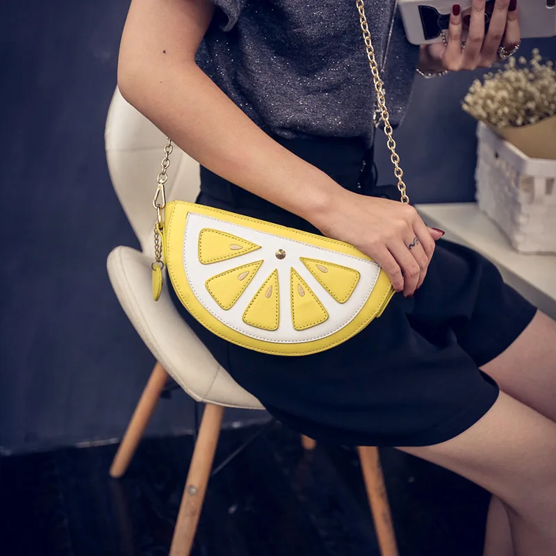 Cute Watermelon Women's Small Shoulder Bag Fashion Design Baby Girls Crossbody Bags Lovely Children's Coin Clutch Purse Handbags