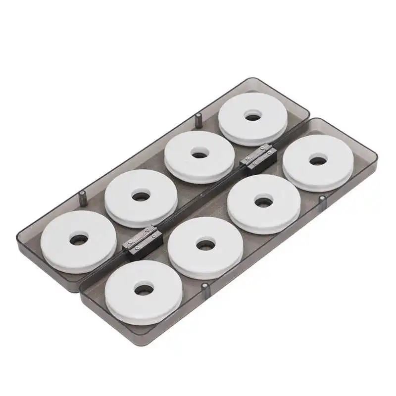 

Fishing Line Spool Storage Box Fishing Line Spool Case Sponge Lining 8 Spools for Angling
