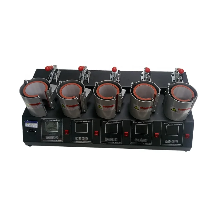 

DM 5 In 1 Mug Heat Transfer Machine Transfer Sublimation Mug Machine