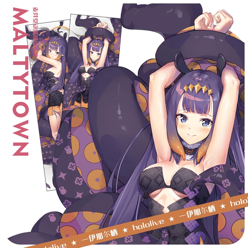 

Аниме Hololive Ninomae inпсиходелическая подушка для обнимания дакимакура