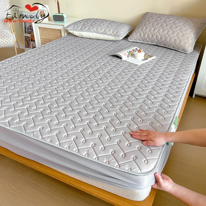 

Летняя латексная наматрасник, крутой спальный коврик, роскошная двуспальная кровать большого размера, ФотоСтиль