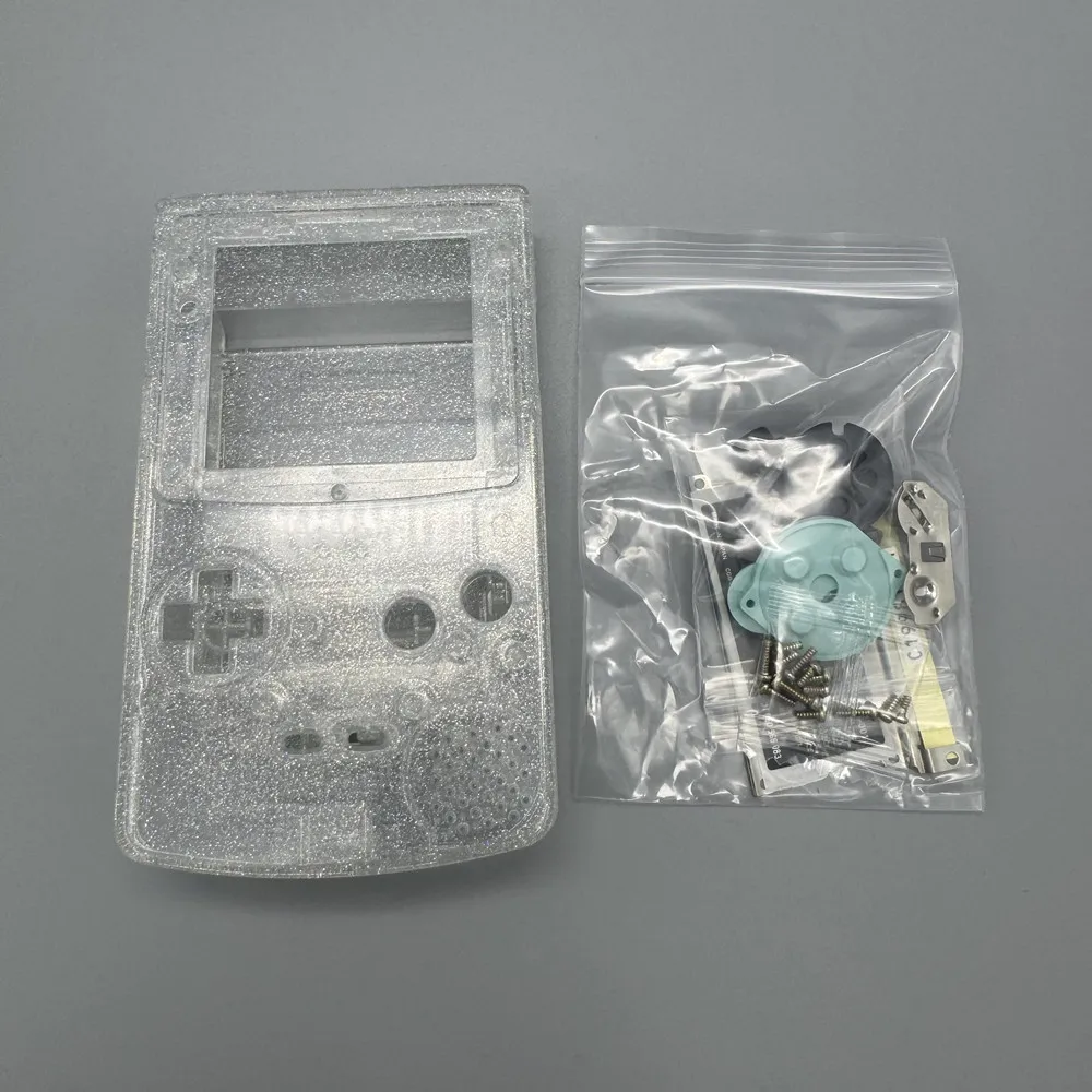 Фото Высококачественный цветной корпус Gameboy GBC, прочная сменная крышка, совместимая с 2,6-дюймовым 2,45-дюймовым 2,2-дюймовым ЖК-экраном №2