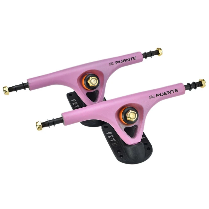 

PUENTE Longboard Trucks Skateboard Bridge Professional 7Inch Slide Bracket Skateboard Parts Dancing Board Bridge,Pink
