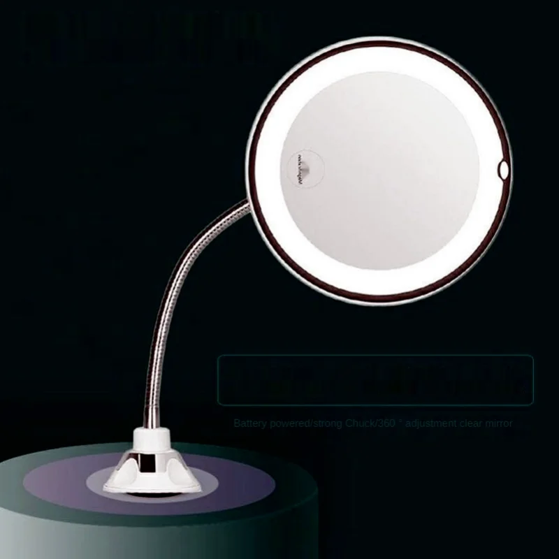 

Makeup Vanity Mirror with 10X Lights LED Magnifying Mirror Cosmetic Mirrors Light Magnification LED Make Up Mirrors Grossissant