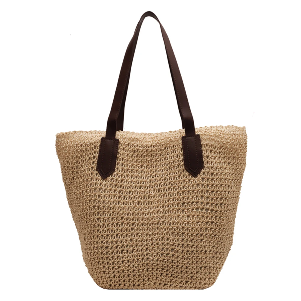 

Women Shouder Bag Bohemian Straw Handbag Summer Beach Woven Underarm Bag Large Casual Crochet Tote Bag Shopping Bags