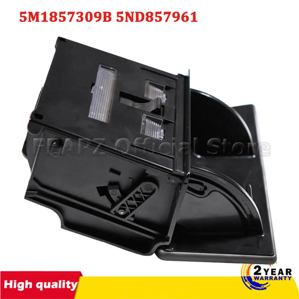 Volkswagen Tiguan Golf Plus Black Ash Trim Консольный ящик для хранения с левым рулем от FEAPZ