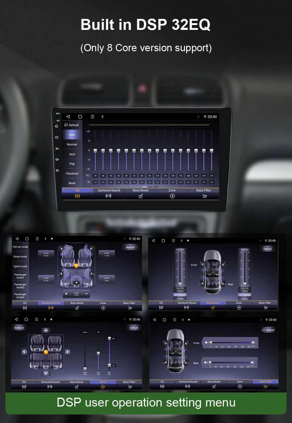 Автомагнитола 2 Din Восьмиядерный процессор Android 11 мультимедийный видеоплеер для