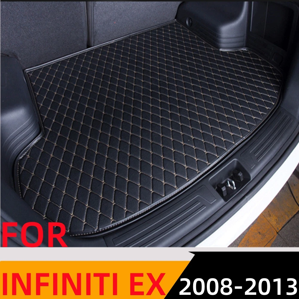 

Sinjayer Car AUTO Trunk Mat ALL Weather Tail Boot Luggage Pad Carpet Flat Side Cargo Liner Cover FIT For Infiniti EX 2008-2013