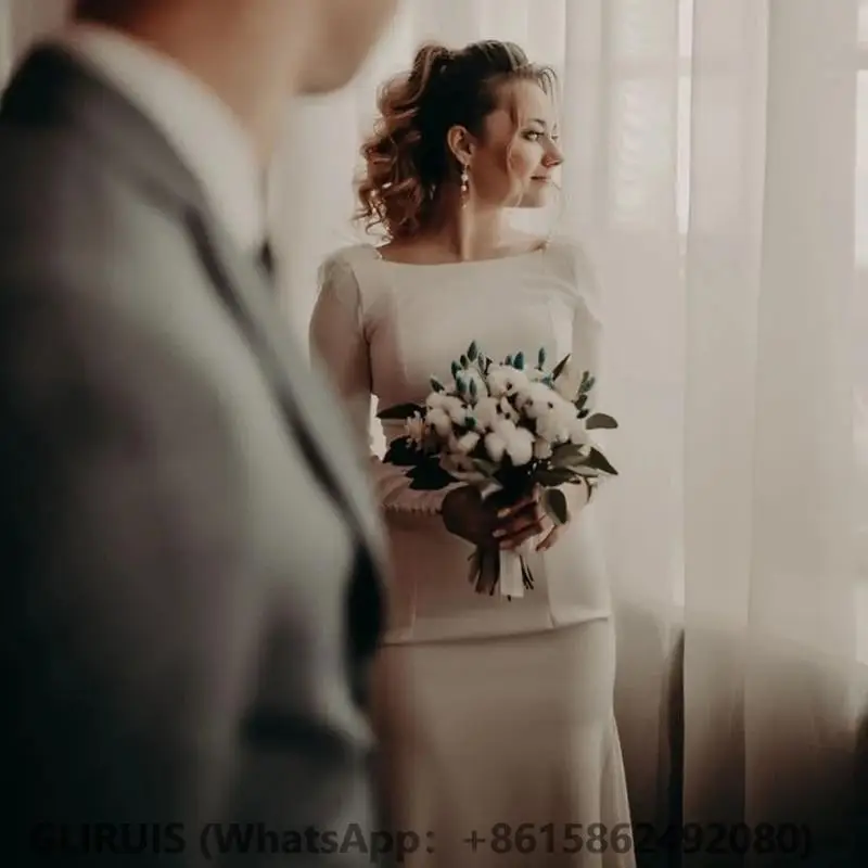 

Свадебные платья с юбкой-годе с перьями, бисером, сексуальные свадебные платья с открытой спиной