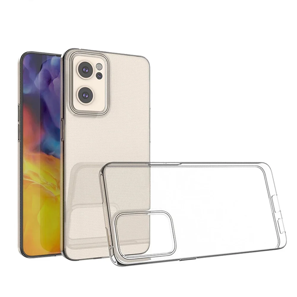 Фото Прозрачный мягкий чехол из ТПУ OPPO A78 5G A60 A98 A79 A58 A38 4G A96 A76 A94 A95 A57 A54 A77s A55 A74 Прозрачный противоударный чехол №1