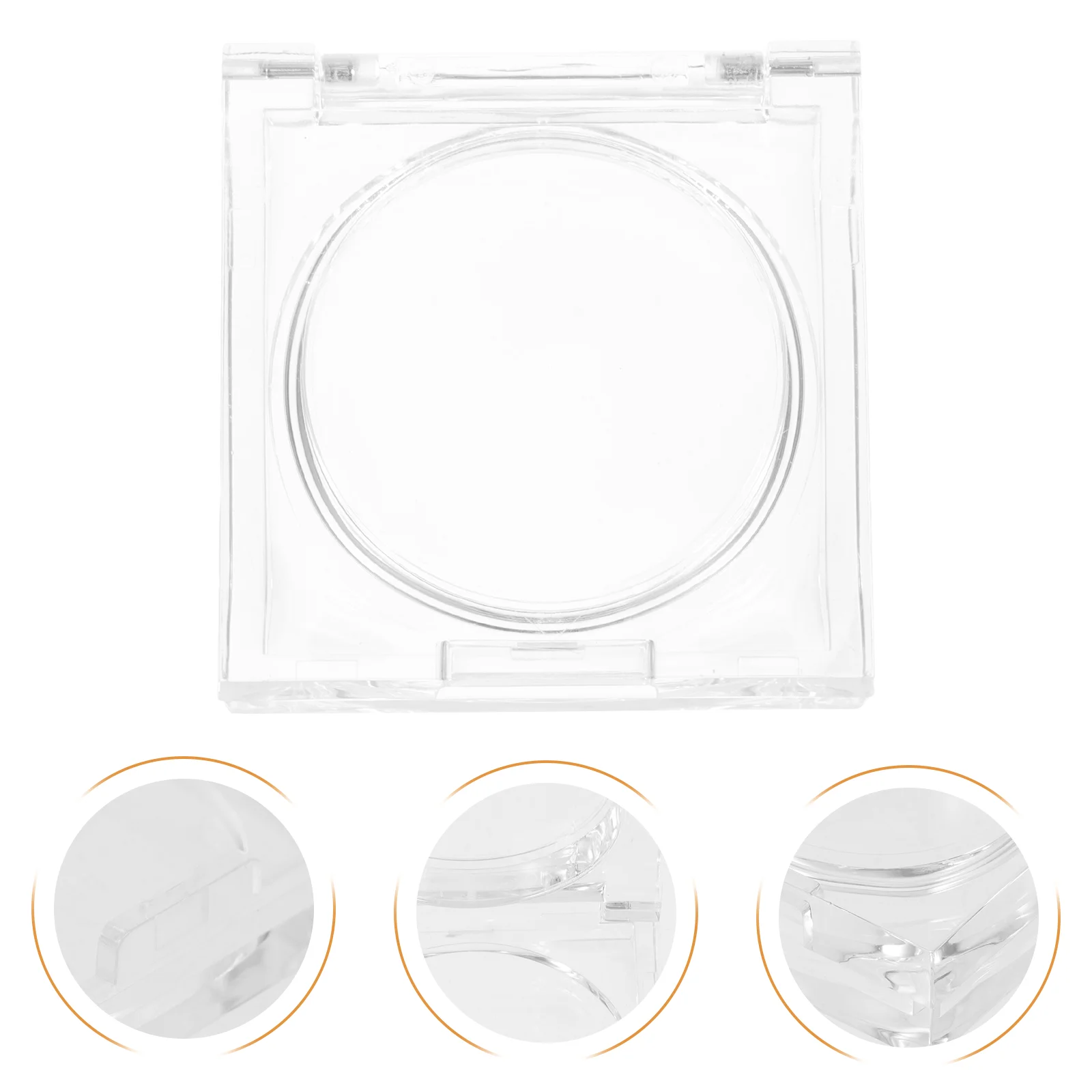 

Empty Eyeshadow Box Makeuppowder Case Container Storage Cases Blush Sub Holder Highlighterrefillable Sample Containers