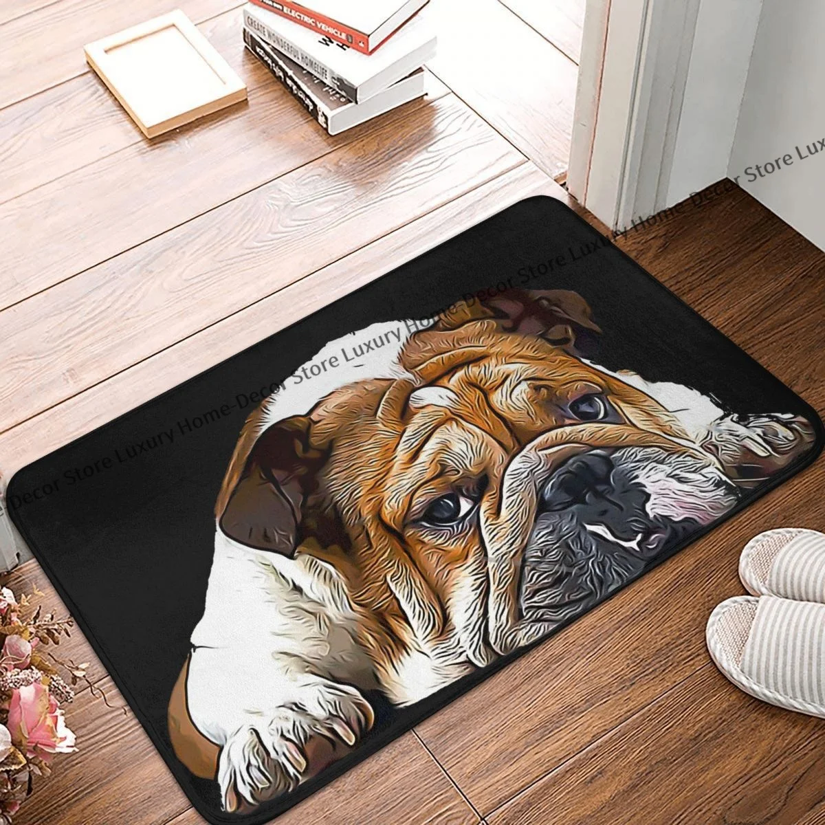 

Cute Puppy Print Entrance Door Mat Living Room Sofa Coffee Table Mat Bathroom Mat Custom Made Rug Kawaii Carpet
