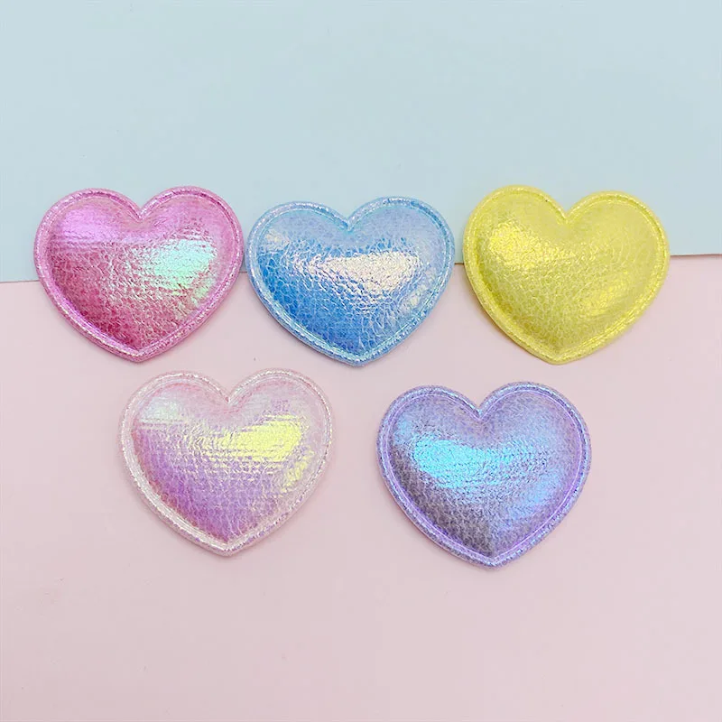 Красочные сердечные аппликации для одежды шляп своими руками швейные патчи