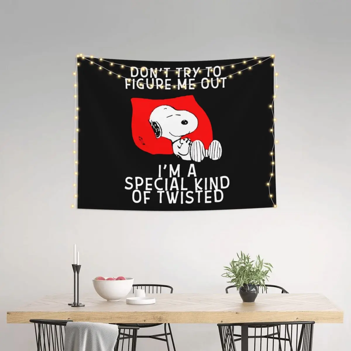 Персонализированные Панталоны S-Snoopys собака настенное украшение для комнаты