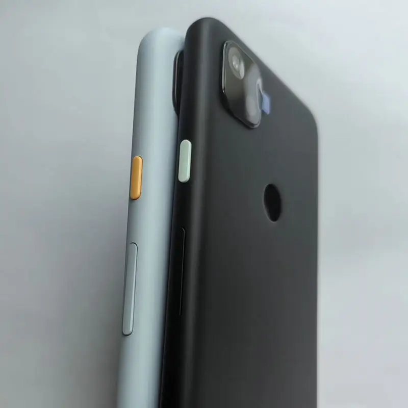 Оригинальная задняя крышка для Google Pixel 4A 4G батарейного отсека с заменой объектива