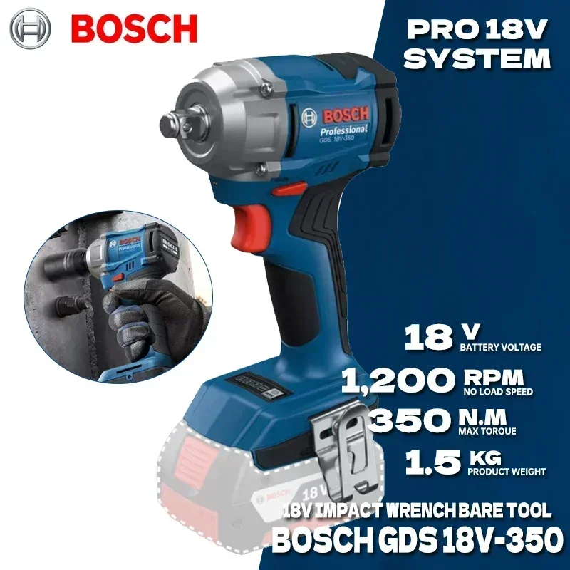 

Bosch GDS 18V-350 Аккумуляторный ударный гайковерт