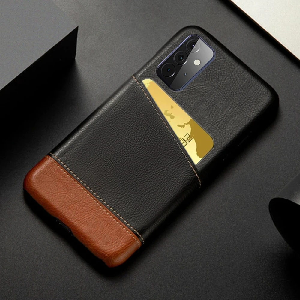 

Mixed Luxury PU Leather Card Slots Case for Samsung Galaxy A52 A52S M33 M53 A53 A 52S 5G A72 A12 S22 Ultra Plus S21 S20 FE Cover